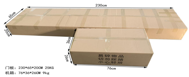 單區小門板 包裝